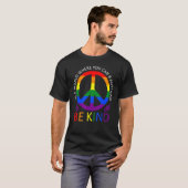 LGBT Gay Pride In a World where you can be Anythin T-shirt (Voorkant volledig)