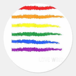 LGBT Gay Pride Lesbisch Biseksueel Transgender Kop Ronde Sticker