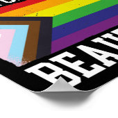 LGBT Gay Pride Maand Elke kleur van de liefde is Poster (Hoek)