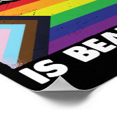 LGBT Gay Pride Maand Elke kleur van de liefde is Poster (Hoek)