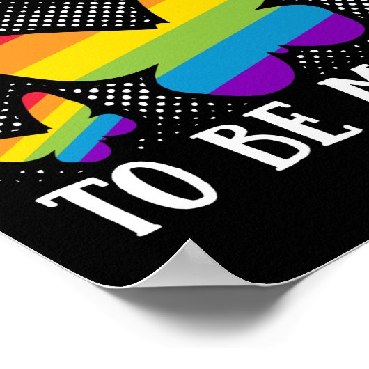 LGBT Gay Pride Maand het enige dat ik kies Poster (Hoek)