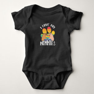LGBT Gay Pride Maand I hou van mijn mama's Romper