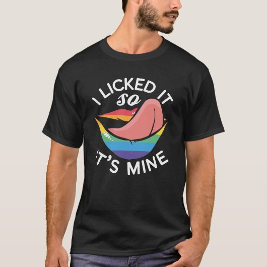 LGBT Gay Pride Maand ik gaf het zo zijn mijn T-shirt (Voorkant)