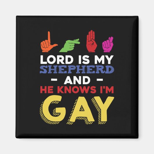 Lgbt Gay Pride Month Awareness Asl Sign Language Q Magneet (Voorkant)