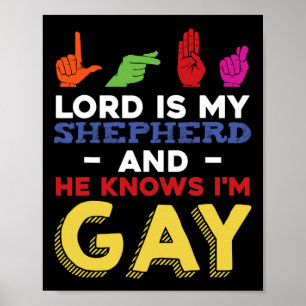 Lgbt Gay Pride Month Awareness Asl Sign Language Q Poster