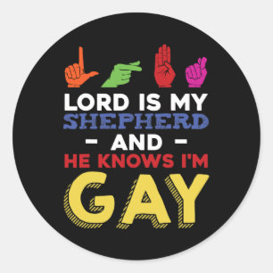 Lgbt Gay Pride Month Awareness Asl Sign Language Q Ronde Sticker