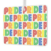 LGBT Gay Pride Month Celebration Rainbow Letters Luchtverfrisser (Links)