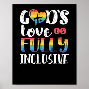 LGBT Gay Pride Month Gods Love is Fully Poster