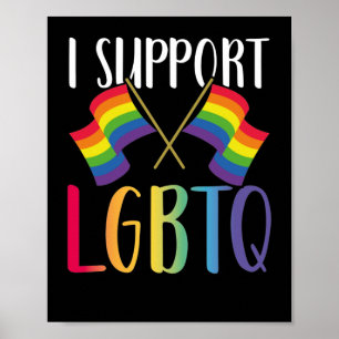 LGBT Gay Pride Month I Steun Lgbtq Poster