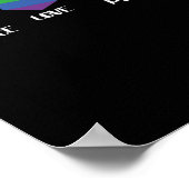 LGBT Gay Pride Month Peace Love PRide Poster (Hoek)