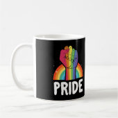 LGBT Gay Pride Month Pride Rainbow Fist Koffiemok (Links)