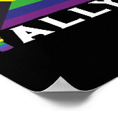 LGBT Gay Pride Month Proud Ally Poster (Hoek)