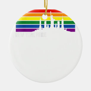 LGBT Gay Pride New York 2022 NYC Gay Pride Keramisch Ornament