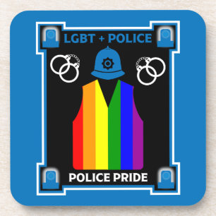 LGBT+ Gay Pride Politie Bier Onderzetter