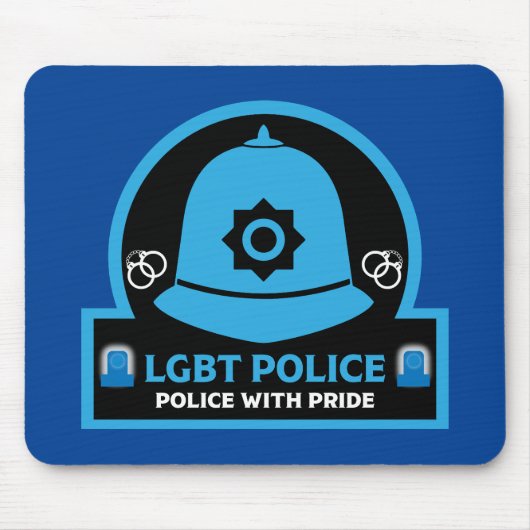 LGBT+ Gay Pride Politie Muismat (Voorkant)