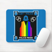 LGBT+ Gay Pride Politie Muismat (Met muis)