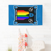LGBT+ Gay Pride Politie Spandoek (Insitu)
