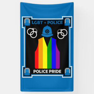 LGBT+ Gay Pride Politie Spandoek
