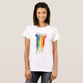 Lgbt Gay Pride Poppy Flower Rainbow Choose Love T-shirt (Voorkant volledig)