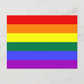 LGBT Gay Pride Rainbow Briefkaart