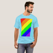 LGBT Gay Pride Rainbow Colors T-Shirt (Voorkant volledig)