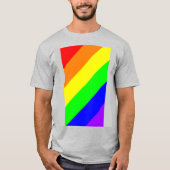 LGBT Gay Pride Rainbow Colors T-Shirt (Voorkant)
