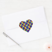 LGBT Gay Pride Rainbow Flag Pride Hart Sticker (Envelop)