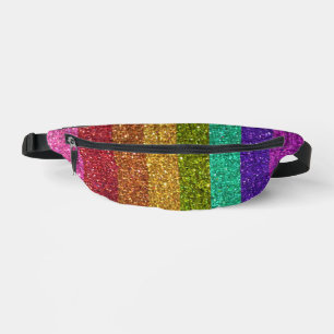 LGBT Gay Pride Rainbow Glitter Glam Luxe Heuptasje