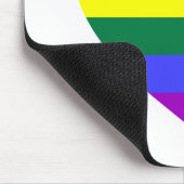 LGBT Gay Pride Rainbow Heart Muismat (Hoek)