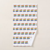 LGBT Gay Pride Rainbow Layer Weddencke Slice Bad Handdoek (Handdoek)