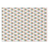 LGBT Gay Pride Rainbow Layer Weddencke Slice Tafelkleed (Voorkant (Horizontaal))