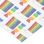 LGBT Gay Pride Rainbow Layer Weddencke Slice Tafelkleed (Gekanteld)