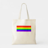 LGBT Gay Pride Rainbow Small Canvas tas (Achterkant)
