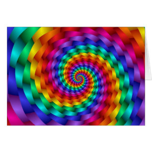 LGBT Gay Pride Rainbow Spiral Fractal Infinity