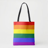 LGBT Gay Pride Rainbow Tote Bag (Voorkant)