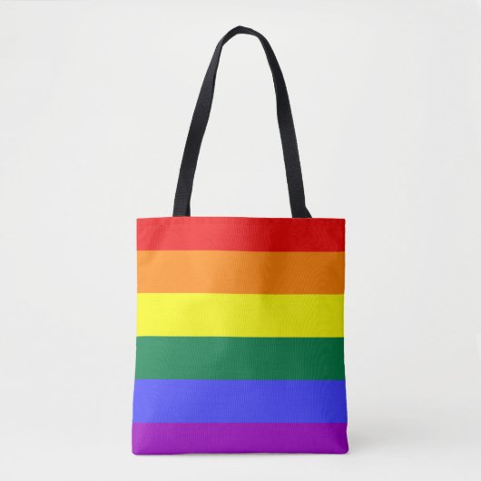 LGBT Gay Pride Rainbow Tote Bag (Voorkant)