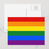 LGBT Gay Pride Rainbow-vlag Briefkaart (Voorkant / Achterkant)