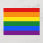 LGBT Gay Pride Rainbow-vlag Briefkaart (Voorkant)