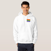 LGBT Gay Pride Rainbow-vlag Hoodie (Voorkant volledig)
