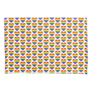 LGBT Gay Pride Regenboog Hart Patroon Kussensloop