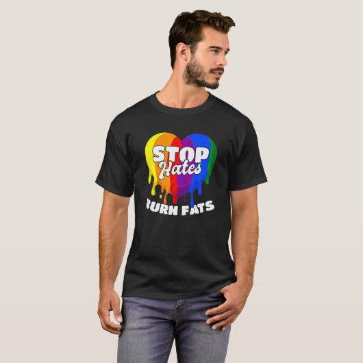 LGBT Gay Pride Stuff Gym Fitness Persoonlijke tv T-shirt (Voorkant volledig)