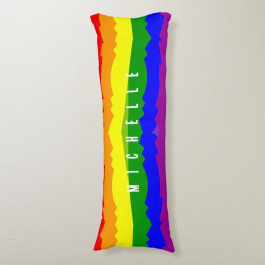 LGBT Gay Queer Pride Celebration Lichaamskussen (Voorkant Verticaal)