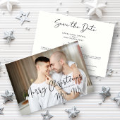LGBT Gay Simple Mr & Mr Christmas Couple Wedding