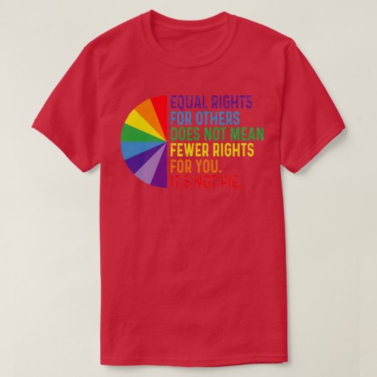 LGBT Gelijke rechten voor zwarten T-shirt (Design voorkant)