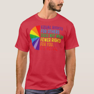 LGBT Gelijke rechten voor zwarten T-shirt