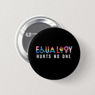 Lgbt-gelijkheid doet niemand kwaad trots mensenrec ronde button 5,7 cm