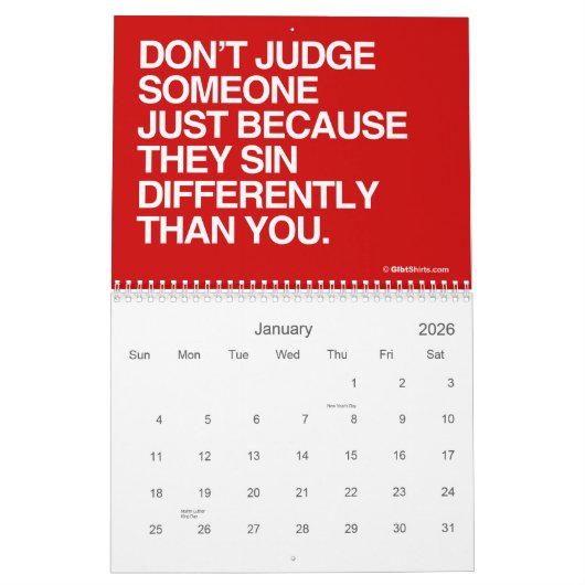 LGBT-GELIJKHEIDSCALENDAR KALENDER (Jan 2026)