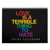 LGBT-GELIJKHEIDSCALENDAR KALENDER (Hoes)