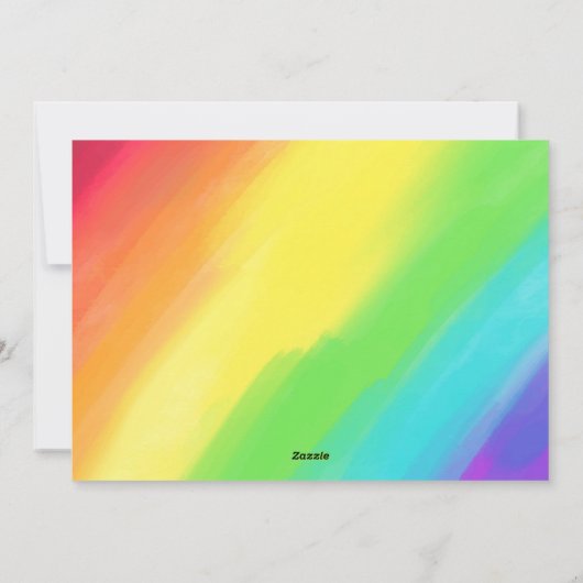 LGBT Gelukkige Valentijnsdag Aangepaste Foto Monog Feestdagenkaart (Achterkant)