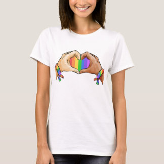 LGBT Girl Heart T-shirt
